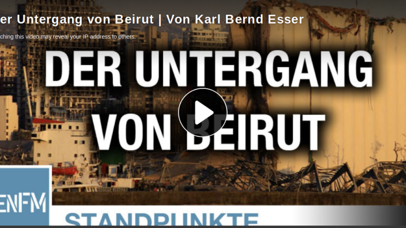 „Der Untergang von Beirut“: Dok zur Explosion schlüsselt erste Hintergründe auf