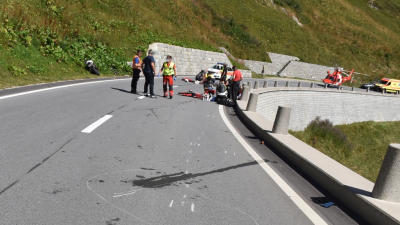 Tödlicher Unfall am Oberalppaß: Frontalkollision zwischen Velo und Töff