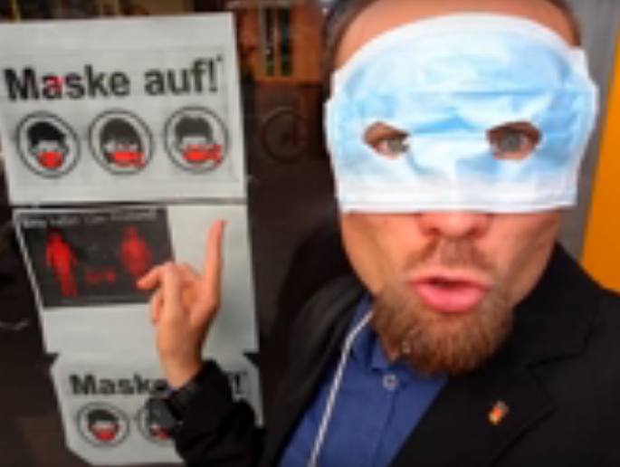 Corona-Maske für Halloween…