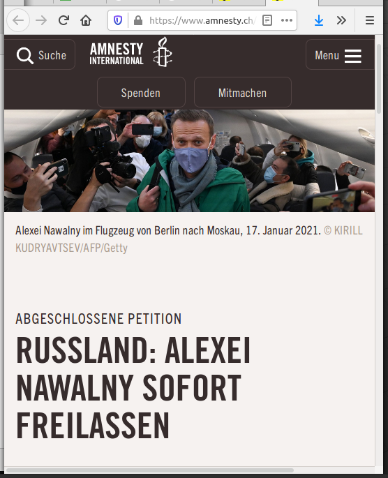 Rassenhaß: Entzauberung Navalnys durch Amnesty International