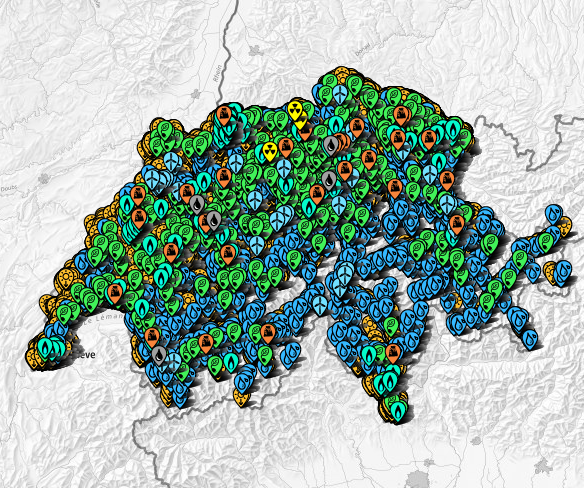 Stromproduktion Schweiz: Übersicht von 110’000 Anlagen mit 1 Klick