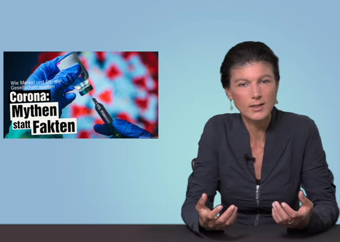 Sahra Wagenknecht zu Corona-Situation in Deutschland
