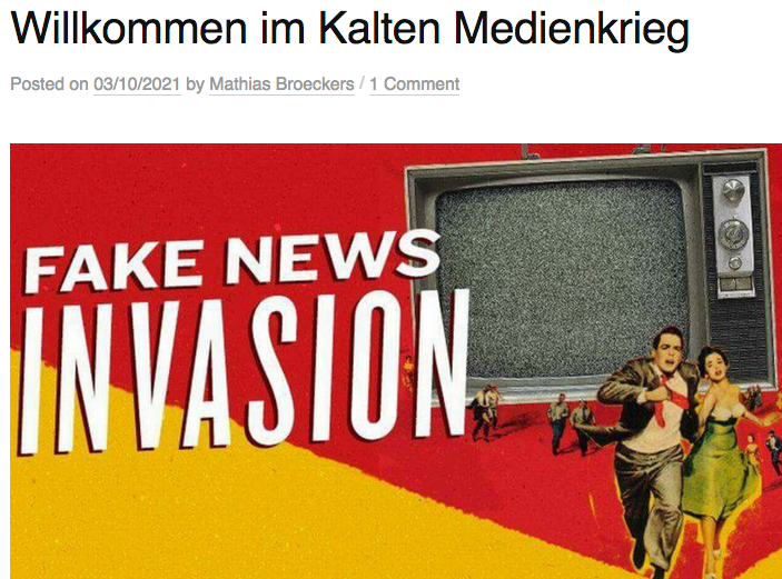 Google (Youtube) sperrt das „neue Westfernsehen“