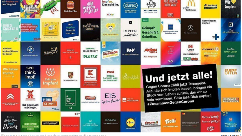 Deutsche Marken lassen sich für experimentelle Gen-Impfung einspannen +++ Schweizer Firmen distanzieren sich