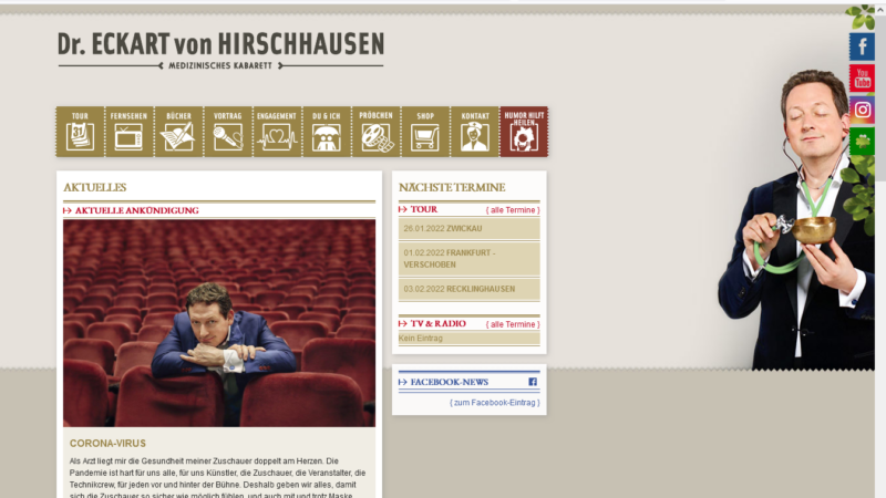 Gekaufte Künstler: Eckard von Hirschhausen erhält von Bill Gates´ Stiftung 100.000 monatlich