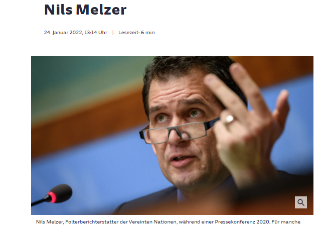 Diffamierung: Süddeutsche Zeitung greift Uno-Nils Melzer mit Rufmord-Artikel an