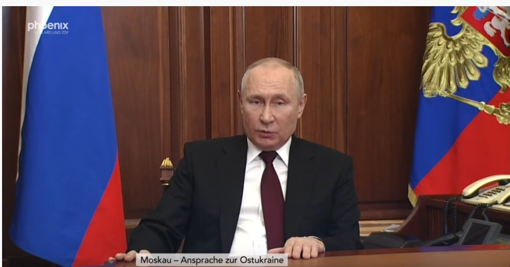 Putins Rede an die Nation vom 22.2.2022