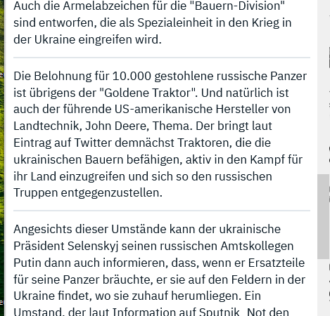 Deutscher Sender „n-tv“ schwafelt von „10.000 gestohlenen russischen Panzern“