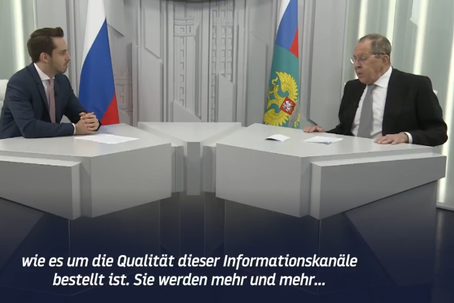 Russischer Außenminister Lawrow zu den Zielen in der Ukraine