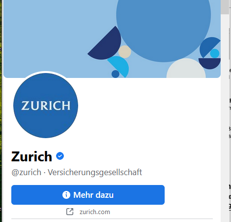 Zürich-Versicherung verzichtet bis auf Weiteres auf Logo mit dem Buchstaben ‚Z‘