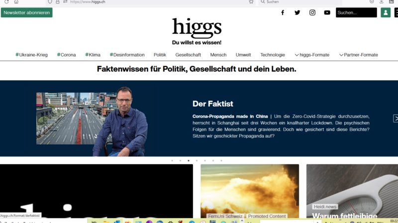 Trotz Sponsoring durch Pharma nicht erfolgreich: Wissenschaftsmagazin „higgs“ wird eingestellt