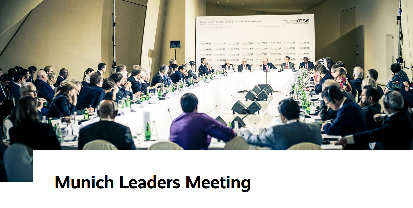 Bundesrätin Amherd in den USA bei der Munich Leaders Meeting der Münchner Sicherheitskonferenz
