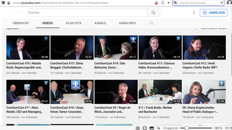 „Tablecast“ / „ComSumCast“: Erfolglose Sendung von Reto Lipp (SRF), und dies trotz viel Prominenz – Woran liegt’s?