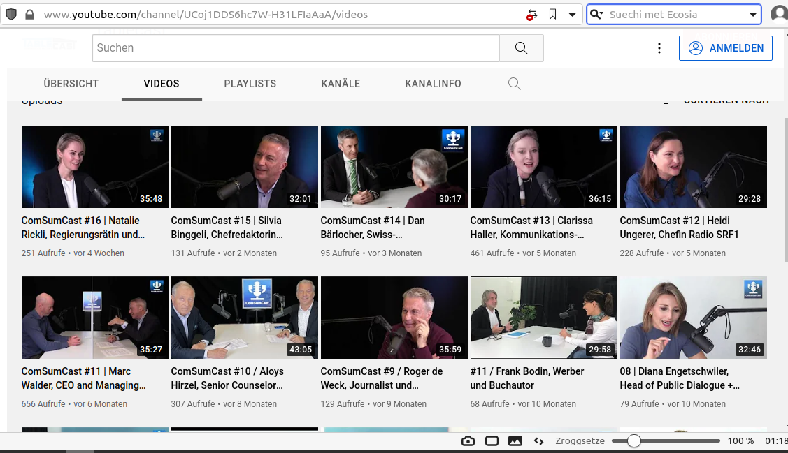 „Tablecast“ / „ComSumCast“: Erfolglose Sendung von Reto Lipp (SRF), und dies trotz viel Prominenz – Woran liegt’s?