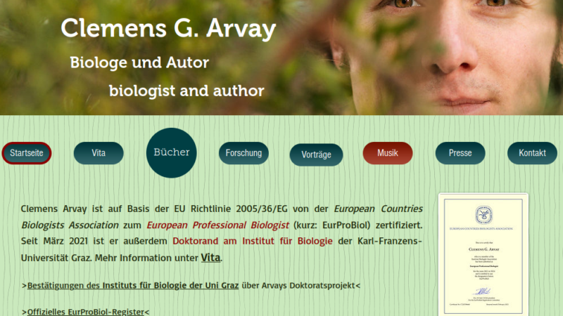 Clemens G. Arvay ist tot: Trieben „Qualitätsjournalisten“ ihn in den Tod?