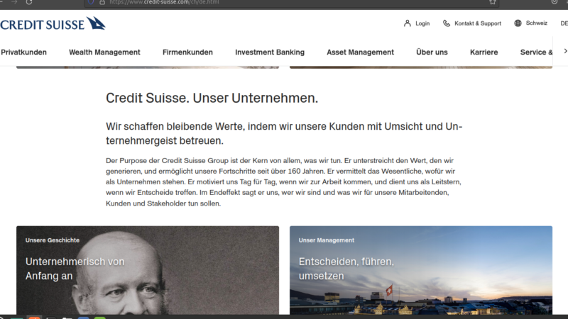 CS-Zwangsübernahme durch UBS für einen lächerlichen „Kaufpreis“
