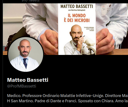 Corona-Beleidigungen: Infektiologe Matteo Bassetti muß Luc Montagniers Erben entschädigen