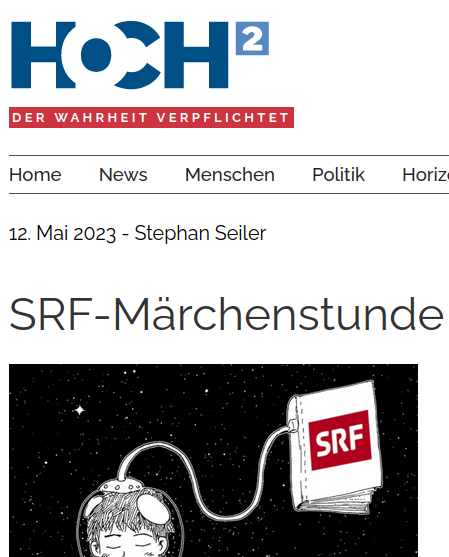 „Wissenschaftlicher Humbug“ von Katrin Zöfel beim Staatsfernsehen SRF
