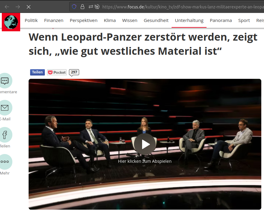 Militärexperte Carlo Masala: Wenn Leopard-Panzer zerstört werden, zeigt sich, „wie gut westliches Material ist“