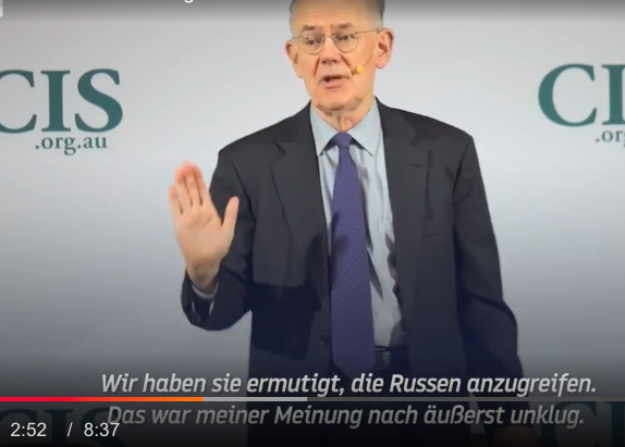 US-Stratege Mearsheimer zum Geschehen in Ukraine und Israel