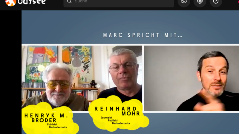 Henryk M. Broder im Gespräch mit Marc Friedrich