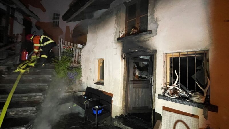 Calanca-Tal: Schweres Brand-Ereignis in Landarenca – Ehefrau stirbt bei Küchenbrand