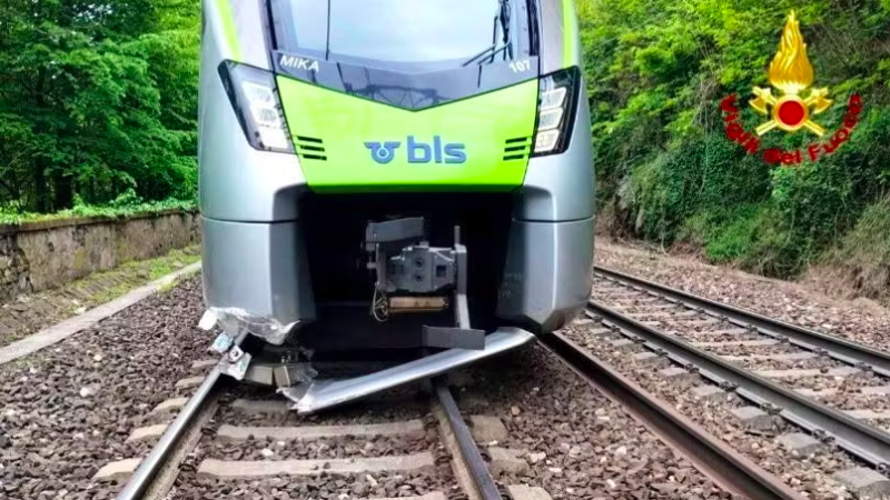 BLS-Zug auf Simplon-Strecke entgleist