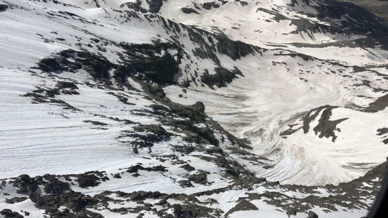 Saas-Grund: Bergunfall am Lagginhorn 1 tote Bergsteigerin, 1 Schwerverletzte