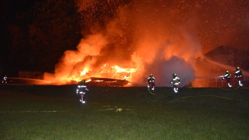 Großbrand in Valzeina