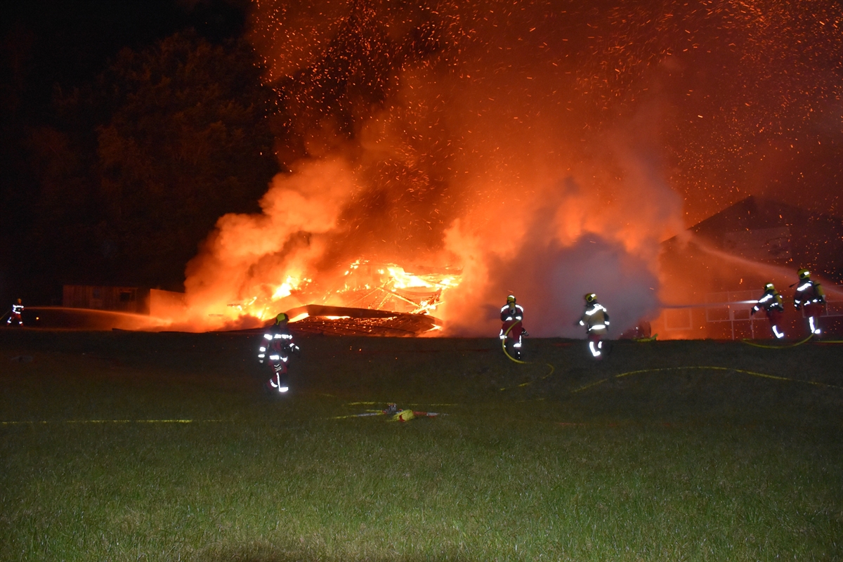 Großbrand in Valzeina