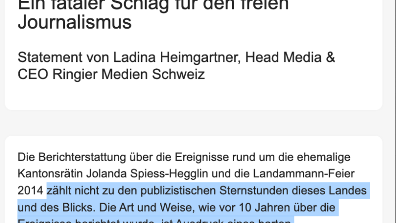 Ringier: Blick hat sich vom „harten Boulevard-Journalismus“ verabschiedet