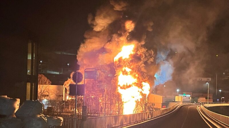 Brand in Stalden