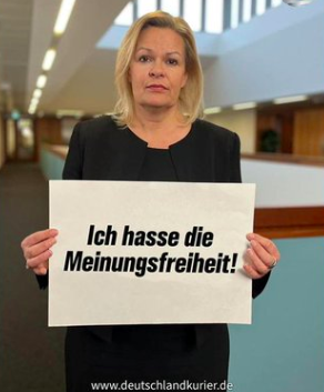 In Deutschland wird zunehmend Zensur eingeführt