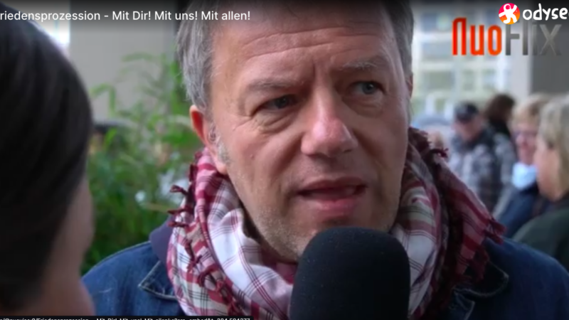 Video: Frieden statt Krieg