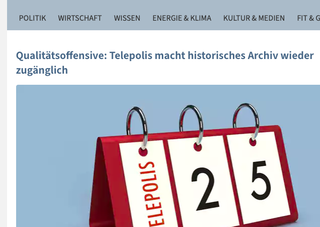 Telepolis-Artikel-Löschungen rückgängig gemacht