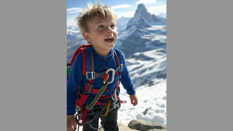 Kinder auf dem Matterhorn