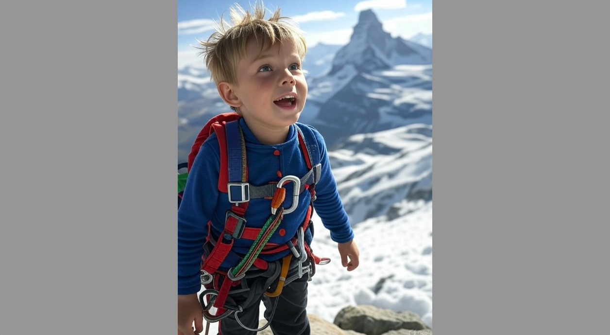 Kinder auf dem Matterhorn