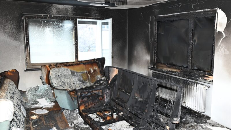 Brand in Chur wegen Heizdecke