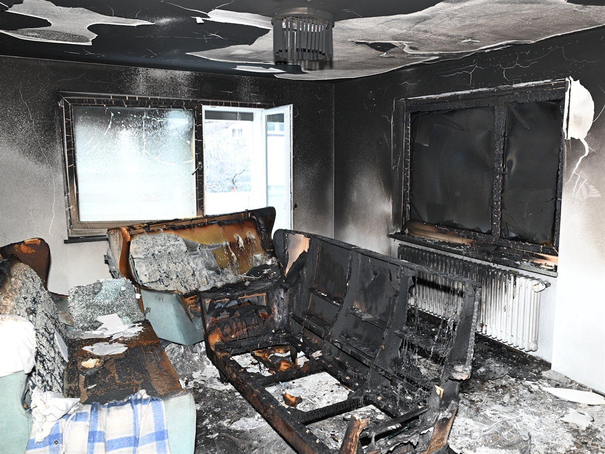 Brand in Chur wegen Heizdecke