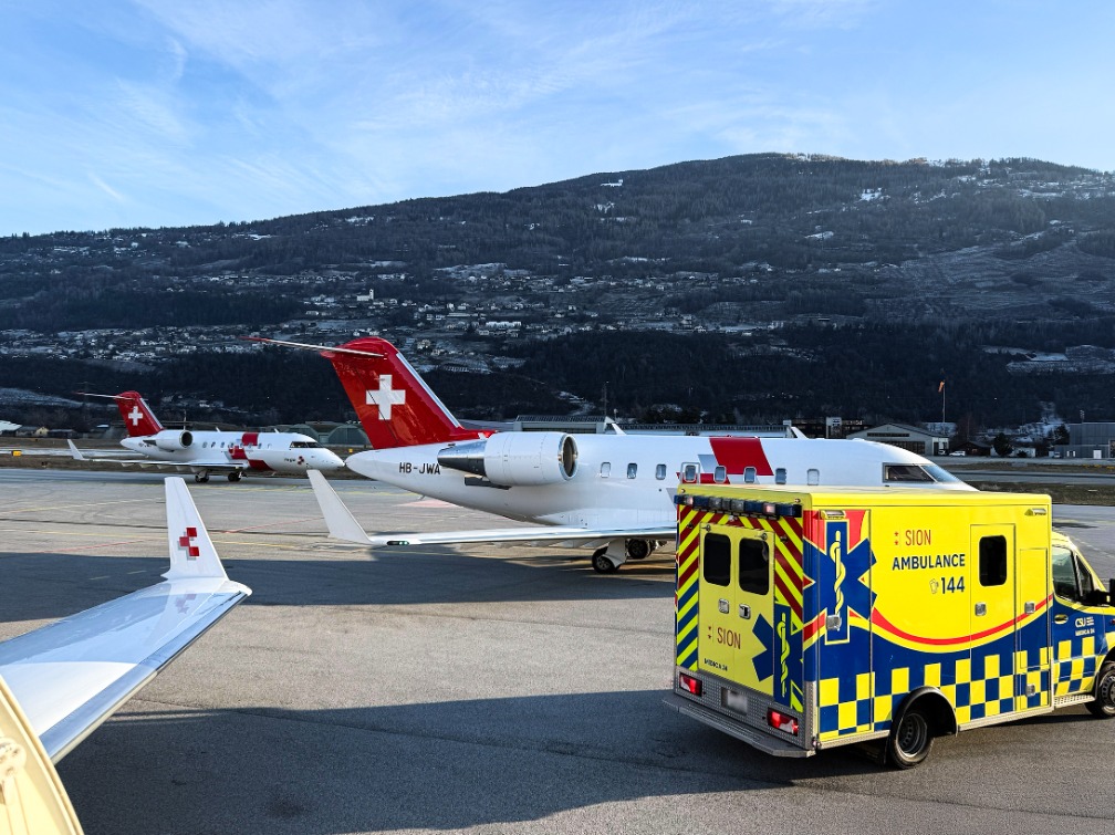 Crans-Montana: Aktuell Rega-Jets im Dauereinsatz