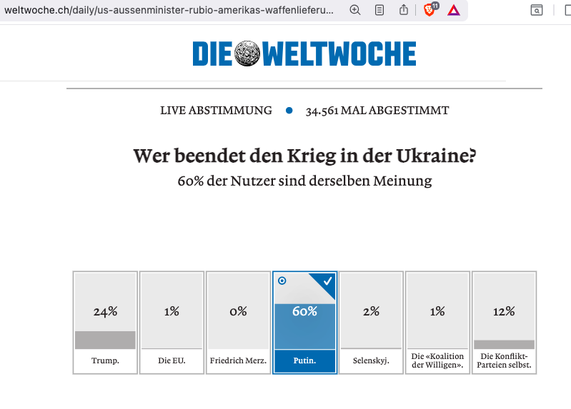 Wer beendet den Krieg in der Ukraine?