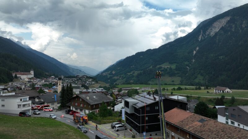 Erneuter Solaranlagenbrand in Graubünden