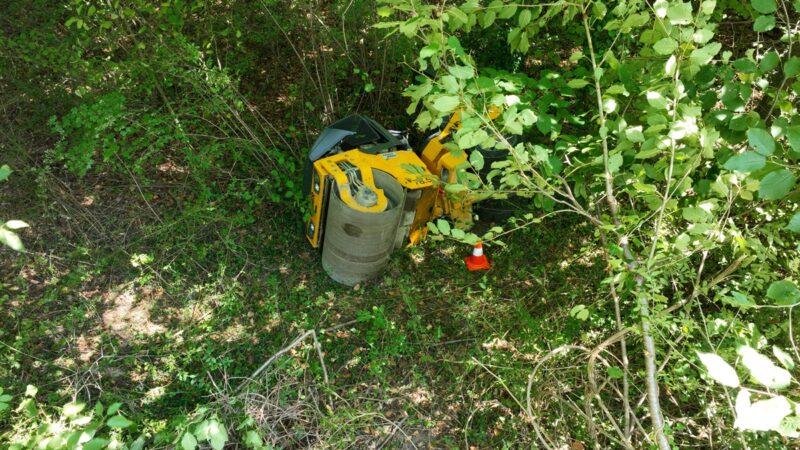 Maienfeld: Unfall mit Walze +++ Mann (41) schwer verletzt +++ Mann mußte Autolenkerin (91) ausweichen