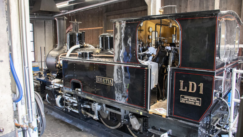 Die Rückkehr der Lok 1 der Rhätischen Bahn