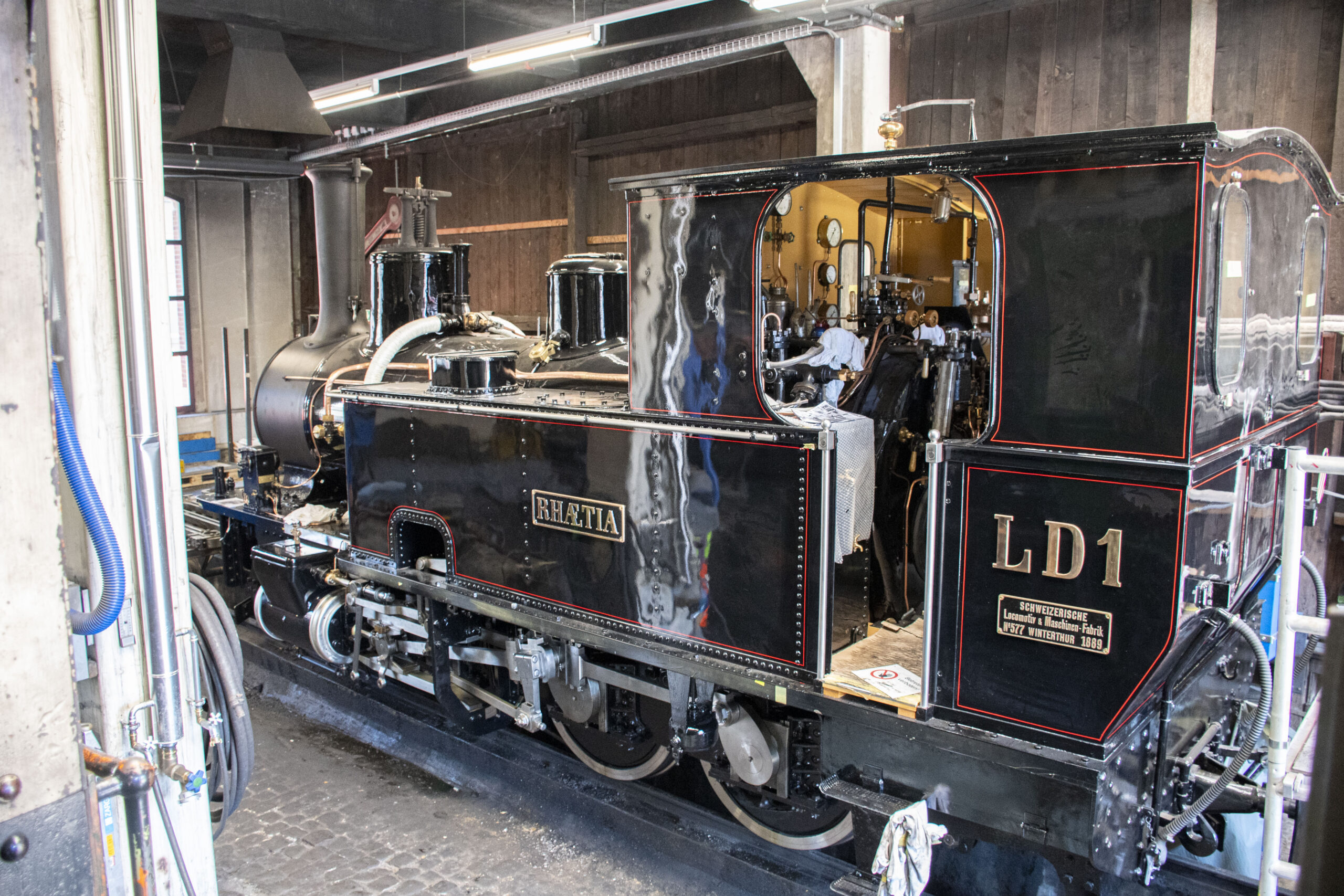 Die Rückkehr der Lok 1 der Rhätischen Bahn