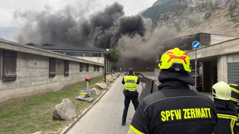 Brand in der Garage Schaller in Zermatt – 3 Verletzte