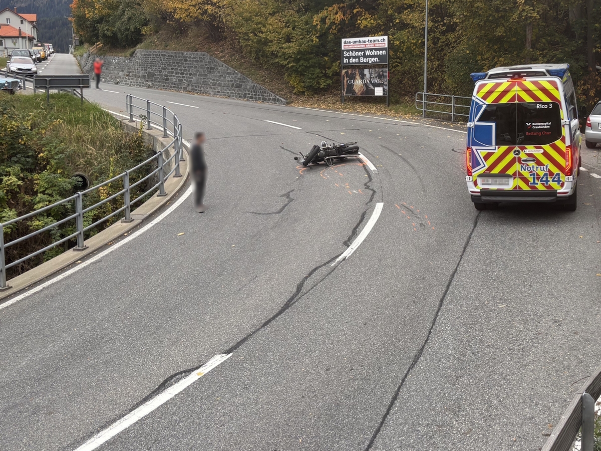 Unfall in Malix: Motorrad kollidiert mit Lieferwagen