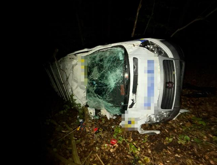 Dornach: Selbstunfall mit Lieferwagen – Lenker leicht verletzt