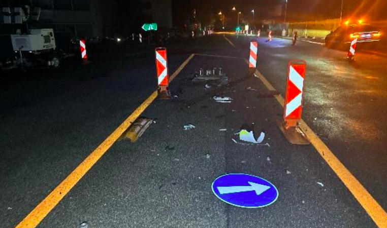 Unfallflucht in Oensingen: Autofahrer beschädigt Baustellenabschrankung und fährt davon